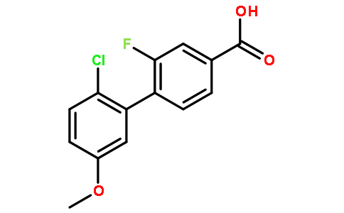 2'-Chloro-2-fluoro-5'-methoxy-[1,1'-biphenyl]-4-carboxylic acid