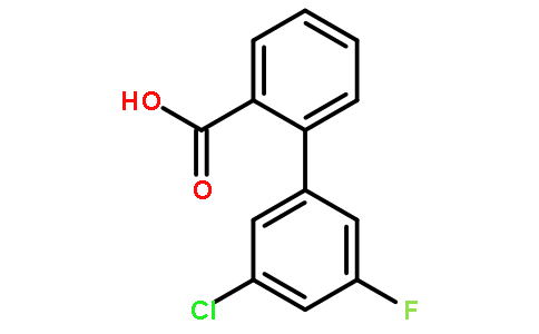 3'-Chloro-5'-fluoro-[1,1'-biphenyl]-2-carboxylic acid