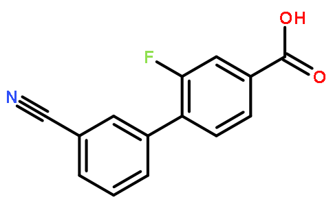 3'-Cyano-2-fluoro-[1,1'-biphenyl]-4-carboxylic acid