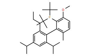 2-二叔丁基膦-3-甲氧基-6-甲基-2',4',6'-三异丙基-1,1'-联苯，RockPhos