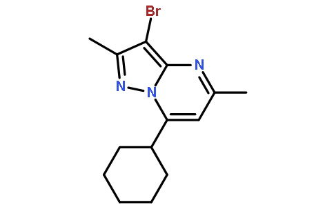 3-Bromo-7-cyclohexyl-2,5-dimethylpyrazolo[1,5-a]pyrimidine
