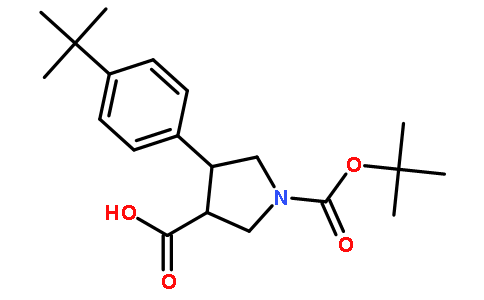 Boc-(+/-)-trans-4-(4-tert-butyl-phenyl)-pyrrolidine-3-carboxylic acid