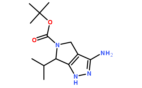 2-Methyl-2-propanyl (6S)-3-amino-6-isopropyl-4,6-dihydropyrrolo[3 ,4-c]pyrazole-5(1H)-carboxylate