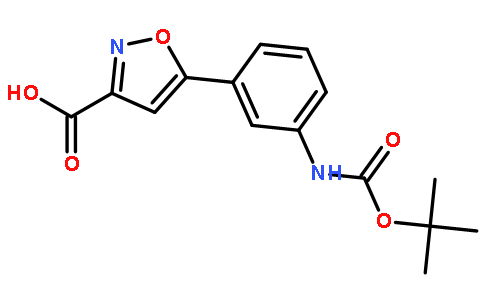 5-(3-((tert-Butoxycarbonyl)amino)phenyl)isoxazole-3-carboxylic acid