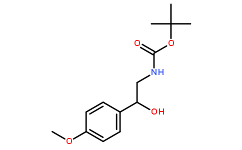 CARBAMIC ACID,[2-HYDROXY-2-(4-METHOXYPHENYL)ETHYL]-,1,1-DIMETHYLETHYL ESTER (9Cl)