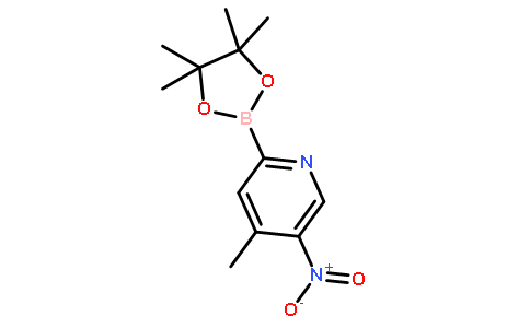 4-Methyl-5-nitropyridine-2-boronic acid pinacol ester