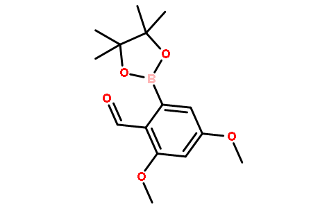 2,4-Dimethoxy-6-(4,4,5,5-tetramethyl-1,3,2-dioxaborolan-2-yl)benzaldehyde