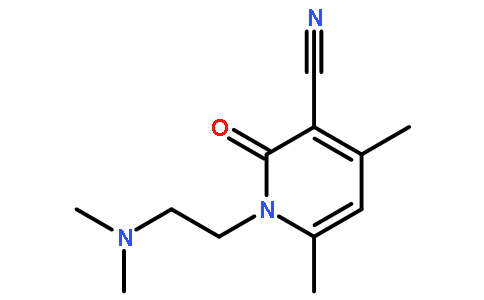 3-Pyridinecarbonitrile, 1-[2-(dimethylamino)ethyl]-1,2-dihydro-4,6-dimethyl-2-oxo-