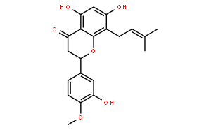 5,7,3'-Trihydroxy-4'-methoxy-8-prenylflavanone