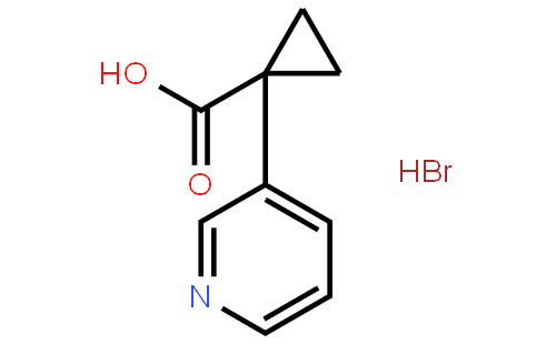 1-(Pyridin-3-yl)cyclopropanecarboxylic acid hydrobromide