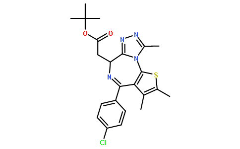 (R)-(-)2-(4-(4-氯苯基)-2,3,9-三甲基-6H-噻吩并[3,2-F][1,2,4]三唑并[4,3-A][1,4]二氮杂环庚烷-6-基)乙酸叔丁酯