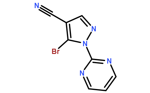 5-Bromo-1-(pyrimidin-2-yl)-1H-pyrazole-4-carbonitrile