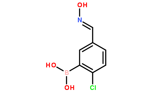 2-Chloro-5-(hydroxyiminomethyl)phenylboronic acid