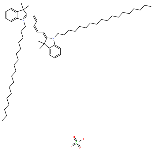 DiIC18(5) [DiD] [1,1'-Dioctadecyl-3,3,3',3'-tetramethylindodicarbocyanine perchlorate]
