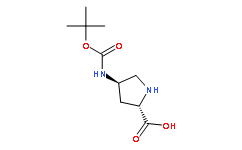 (2S,4R)-4-((tert-butoxycarbonyl)amino)pyrrolidine-2-carboxylic acid