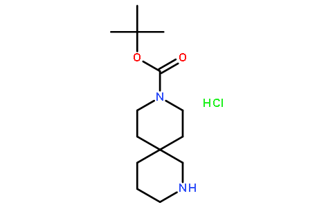 叔丁基 2,9-二氮杂螺[5.5]十一烷-9-甲酸酯 盐酸盐