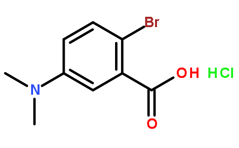 2-Bromo-5-(dimethylamino)benzoic acid hydrochloride