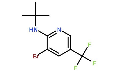 3-Bromo-N-(tert-butyl)-5-(trifluoromethyl)pyridin-2-amine