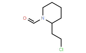 2-(2-chloroethyl)-1-Piperidinecarboxaldehyde