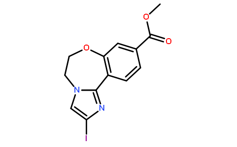 Imidazo[1,2-d][1,4]benzoxazepine-9-carboxylic acid, 5,6-dihydro-2-iodo-, methyl ester