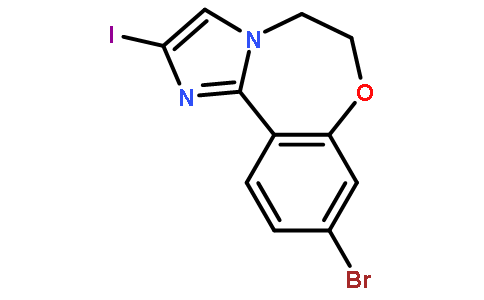 Imidazo[1,2-d][1,4]benzoxazepine,9-bromo-5,6-dihydro-2-iodo-