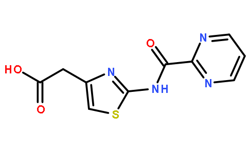 2-(2-(Pyrimidine-2-carboxamido)thiazol-4-yl)acetic acid