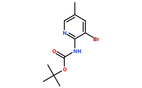 tert-Butyl (3-bromo-5-methylpyridin-2-yl)carbamate