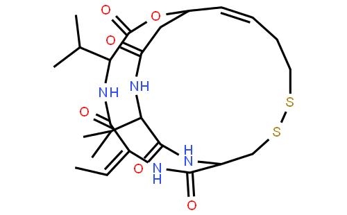 Romidepsin (depsipeptide,FK228, FR901228, NSC 630176,Istodax®)