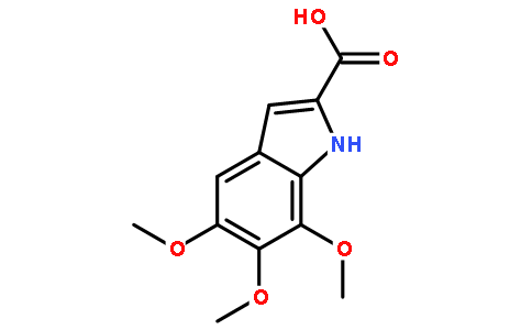 5,6,7-Trimethoxy-1h-indole-2-carboxylic acid