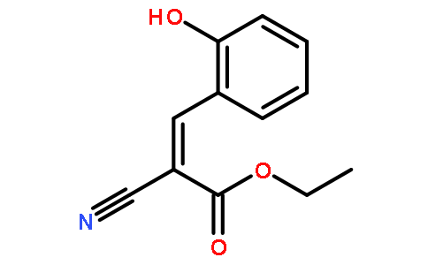 2-Propenoic acid, 2-cyano-3-(2-hydroxyphenyl)-, ethyl ester, (2E)-