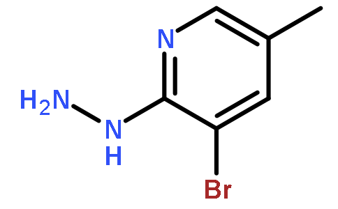 (3-bromo-5-methylpyridin-2-yl)hydrazine