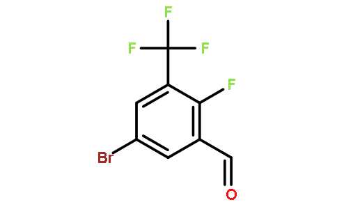 5-Bromo-2-fluoro-3-(trifluoromethyl)benzaldehyde