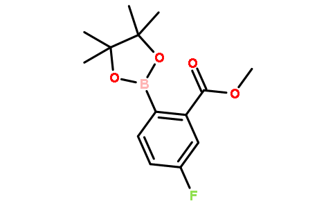 Methyl 5-fluoro-2-(4,4,5,5-tetramethyl-1,3,2-dioxaborolan-2-yl)benzoate