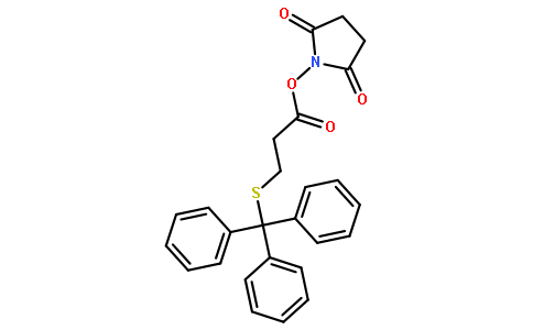2,5-Dioxopyrrolidin-1-yl 3-(tritylthio)propanoate
