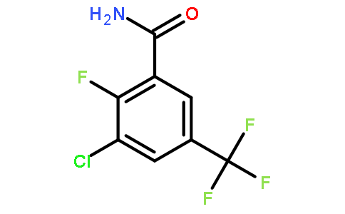 3-chloro-2-fluoro-5-(trifluoromethyl)benzamide