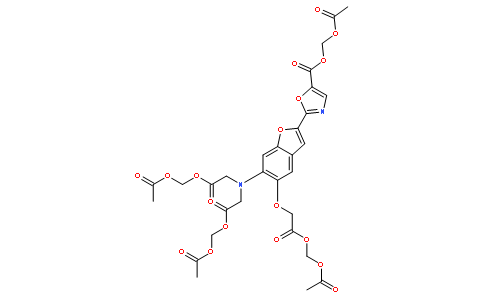 Furaptra, AM ester  [Known as Mag-Fura-2, AM ester, TM of Molecular Probes]