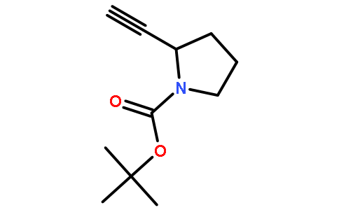 1-Pyrrolidinecarboxylic acid,2-ethynyl-,1,1-dimethylethyl ester,(2R)-