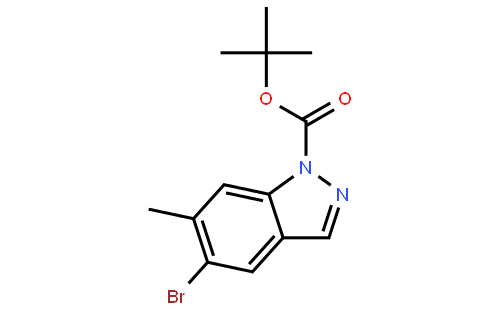 tert-butyl5-bromo-6-methyl-1H-indazole-1-carboxylate