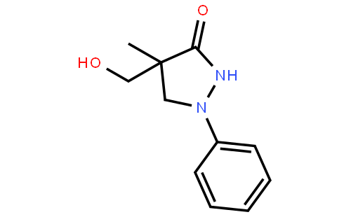 4-甲基-4-羟甲基-1-苯基-3-吡唑烷酮