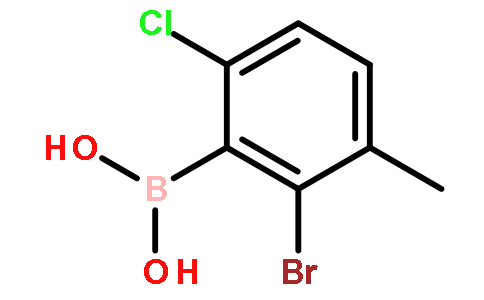 2-Bromo-6-chloro-3-methylphenylboronic acid
