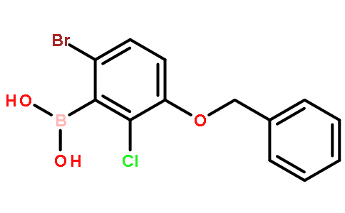 3-Benzyloxy-6-bromo-2-chlorophenylboronic acid