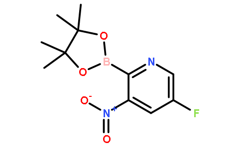 5-Fluoro-3-nitropyridine-2-boronic acid pinacol ester