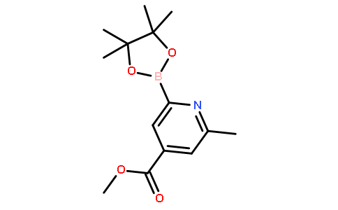 4-(Methoxycarbonyl)-6-methylpyridine-2-boronic acid pinacol ester