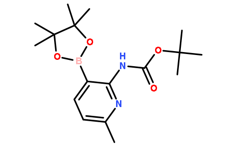 2-tert-Butyloxycarbonylamino-6-methylpyridine-3-boronic acid pinacol ester