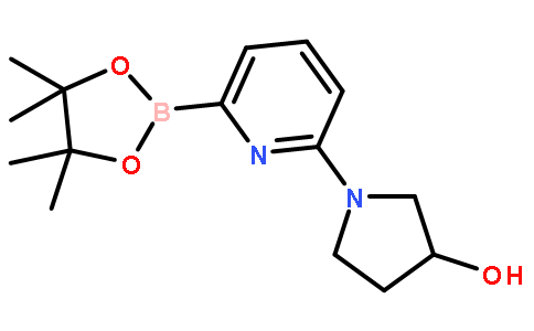 6-(3-Hydroxypyrrolidin-1-yl)pyridine-2-boronic acid pinacol ester
