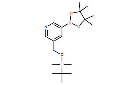 5-[(tert-butyldimethylsilyloxy)methyl]pyridine-3-boronic acid pinacol ester