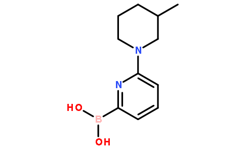 6-(3-Methylpiperidin-1-yl)pyridine-2-boronic acid