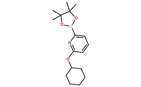 6-(Cyclohexyloxy)pyridine-2-boronic acid pinacol ester