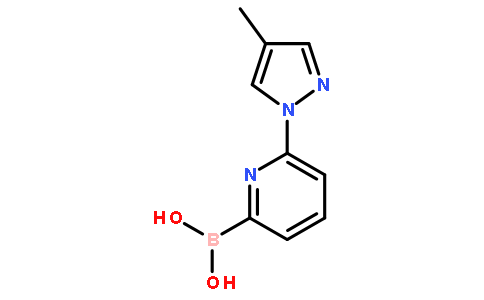 6-(4-Methyl-1H-pyrazol-1-yl)pyridine-2-boronic acid