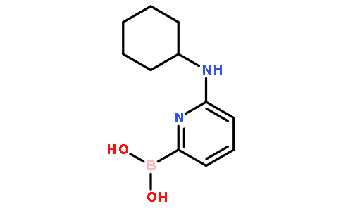 6-(Cyclohexylamino)pyridine-2-boronic acid